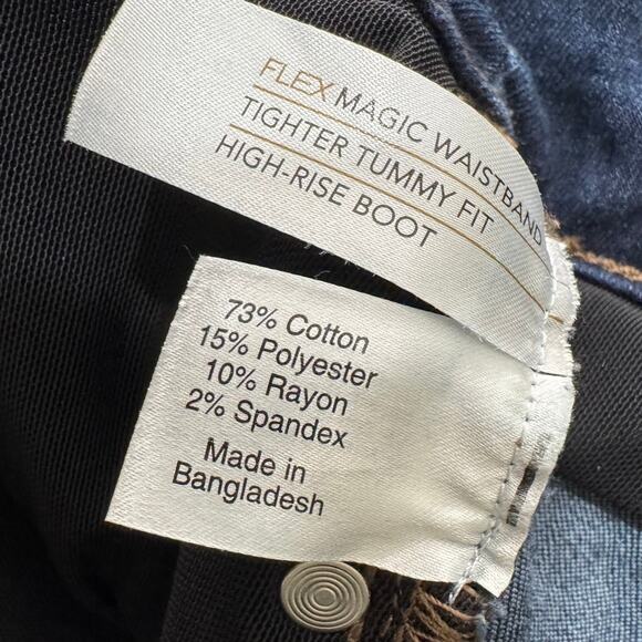 Lane Bryant Tighter Tummy Fit High-Rise Boot Jean in Short Size 14 - Picture 7 of 10